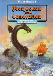 Cover des Buches: Eine Seeschlange greift ein Schiff an
